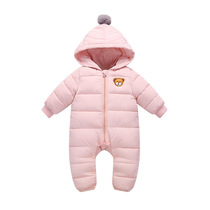 2019 baby one-piece clothes autumn winter cotton padded jacket thickened climbing clothing for baby boy outside cotton clothes woman baby khau 1 to 4 years old