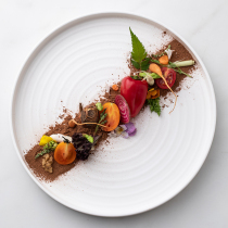 Duoyi AZ European dishes Western dishes plate dishes Steak dishes Household ceramic Western dishes Flat round pasta