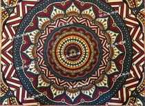 Plus velvet Mandala tapestry altar cloth magic ceremony Butaro