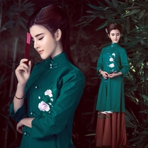 Photo studio costume theme personal photo photo art photography clothing retro Chinese womens clothing Chinese style photo clothes
