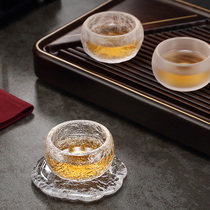 Japanese colored glaze teacup Master Cup glass kung fu teacup handmade personal special teacup high-grade tea single Cup