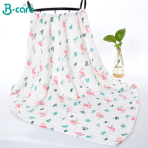 Baby gauze bath towel baby bath towel Xinjiang cotton cotton super soft absorbent bath towel Children Baby gauze quilt