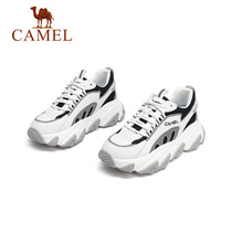 Camel womens shoes father shoes Spring New thick-soled Super fire casual shoes Shu official flagship store official website Counter