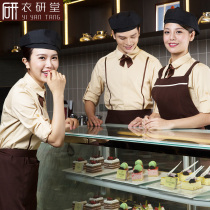 women's long sleeve cake tea shop coffee shop dessert shop work clothes autumn and winter restaurant catering waitress