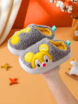 Baby slippers winter children slippers winter girls home indoor cartoon non-slip boy baby bag root