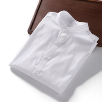 Staffing a second price with only 200 pieces of mens small upright collar pure white long sleeves lining 2903