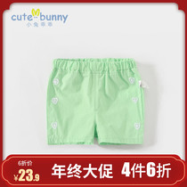 cutebunny baby summer girls' casual shorts baby cotton hot pants kids Joker thin pants