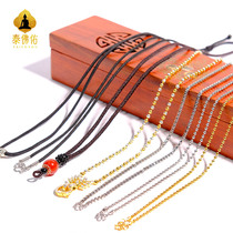 Chang Zijia Thai characteristics men and women chain metal stainless steel rope chain leather rope double hanging three hanging chain