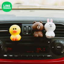Welfare LINE FRIENDS Brownbear Car Perfume Cute Car Perfume Air Freshener Aroma