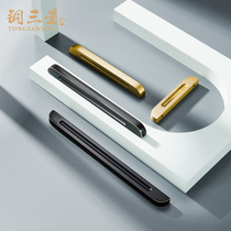 brass gold handle Nordic modern minimalist cabinet drawer cabinet handle pure copper light lavish cabinet door solid handle