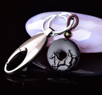 Taoyunge 2021 Zodiac Dog Chun Rabbit Tiangui Obsidian Peace buckle Zhuang Ji Zhiling Xiangyun Pendant