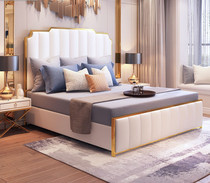 American port style light extravagant net red headboard Nordic postmodern minimalist atmosphere high-end lavish double main sleeper headboard