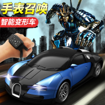 Gest-induced variable remote control car toy Vajra robot chartered car boy toy car