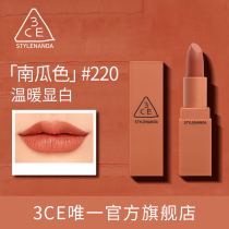 (Official) 3ce matte lipstick eating soil pumpkin dirty orange 220 Korea