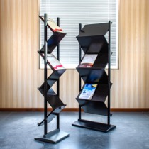 Information rack Leaflet magazine rack Book and newspaper rack Sales department brochure rack Floor book rack Newspaper A4 display rack