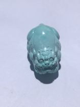 Ore turquoise brave pendant