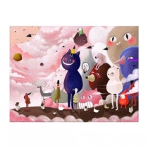 3D-JP 1200 pieces of plastic jigsaw puzzle drawing leagues-Crazy Free-style H2382 3djp