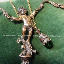 Artist Jewelry·M Totem Series Garnet Crystal Necklace 1280 Deposit 1000 Non-refundable