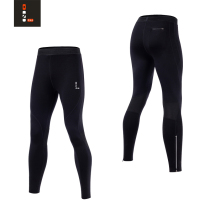Zero resistance autumn and winter marathon sports leggings mens track and field running fitness training quick-drying nine-point high stretch women