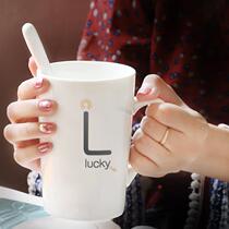 Hotel custom gift box handle retro couple style lid Single-pack mug large capacity pumpkin insulation housewife