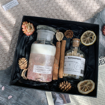 Christmas Diamond Indoor Wedding Set Forest Eternal Flower Gift Box Dry Flower Fragrant Candle Girlfriend Pharmacist Gift