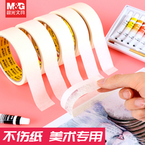 Morning light paper tape art art student specializes in tape-free walls without trace spray paint covering beauty slit paper can tear the fine tape tape paper for the pyramid exterior wall of the manic tape nail