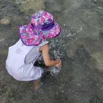 US SundayAfternoons childrens neck protection sunscreen cap light speed dry male and female baby resort sunbeds