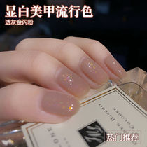 2020 New color net red ice overdraft workplace nude color chia oil rubber spring summer jelly fine nail polish nail polish mealy store special