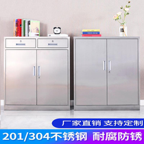 304 Stainless Steel Dwarf Cabinet Dipper Bed Head Cabinet Cabinet Tool Cabinet Medical Storage Drawer Active Cabinet Spot
