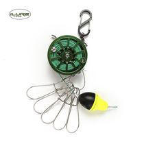 Love Luia Telescopic Fish Button Light Weight Belt Wheel Fish Lock 6 7 m Stainless Steel Live Fish Buckle Wheel Road Subsea Fishing Lock Catch