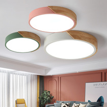 Nordic Macaron creative personality Bedroom round lamp Simple modern ceiling lamp Living room ceiling lamp ceiling lamp led lamps