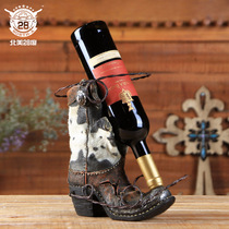 Creative bar decoration wine rack handmade wine wine wine wine rack wrought iron wine furniture furnishings