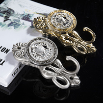 Adhesive hook wall hook curtain accessories ingredients Villa living room bedroom European high-end wall hook curtain hook fixed buckle