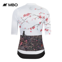 MBO Maisenlan original woman short sleeve riding with peach silver white summer breathable short sleeve blouse