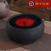 Electric ceramic stove Tea stove Old rock mud silent Kung fu tea maker Glass iron pot Mini small ceramic household tea stove