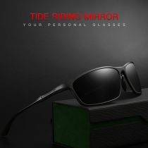 New aluminum magnesium driving polarized sun glasses men Sports outdoor sunglasses color night vision driving sunglasses
