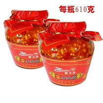 Full of 3 bottles to send 1 bottle of 610g beautiful choice of water bean tempeh rice cold dishes special products Guizhou food sour taste