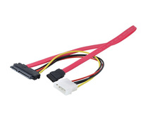 SATA 22P to 7p 4p serial hard disk cable SATA optical drive data cable IDE power cable