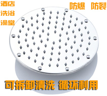 304 thick stainless steel shower top nozzle single head shower head high pressure removable wash shower head shower