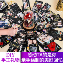 Netflix Explosion Box Album DIY Handmade Creative Surprise Photo Custom Photo Birthday Gift TikTok Couple