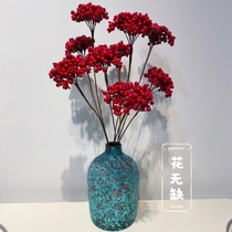 High quality simulation autumn fruit fortune fruit Red hydrangea fruit branch Holly fruit Pomegranate fruit Chinese floral decoration