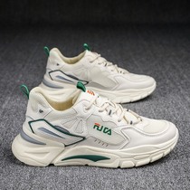 Mens shoes 2021 new summer breathable daddy shoes ins net red tide wild casual sports white shoes tide shoes