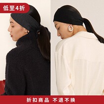 MADEINAM2020 autumn and winter high-end quality real silk cashmere to soft and skin-care designer hair with black grey