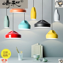 Restaurant chandelier modern simple three head creative personality fashion Single Head Cafe dining room light aisle Bar Light