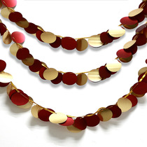 Handmade round piece pull flower New House bedroom wedding decoration wedding scene decoration outdoor waterproof