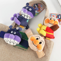 Cute cartoon bread germ Superman boy plush Velcro doll backpack bag pendant shoulder strap decorative doll