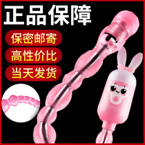 Female vestibular anal plug tail pull beads chrysanthemum expansion couple orgasm anal dilator anal glue fun passion utensils