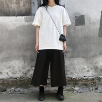 Lu and Shanyu Shanaburi beautiful style dark retro mens and womens small coin wallet shoulder oblique cross cowhide small bag key bag