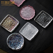 Left Tea Right Glass Small Kettle Dry Bowl Cover Cover Bowl Set Heavy Tea Stand Cutting Mat