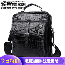 Thai Pure Avocado Leather Mens Bag Genuine Leather Zipper Men Youth Business Fashion Large Capacity Single Shoulder Diagonal Satchel